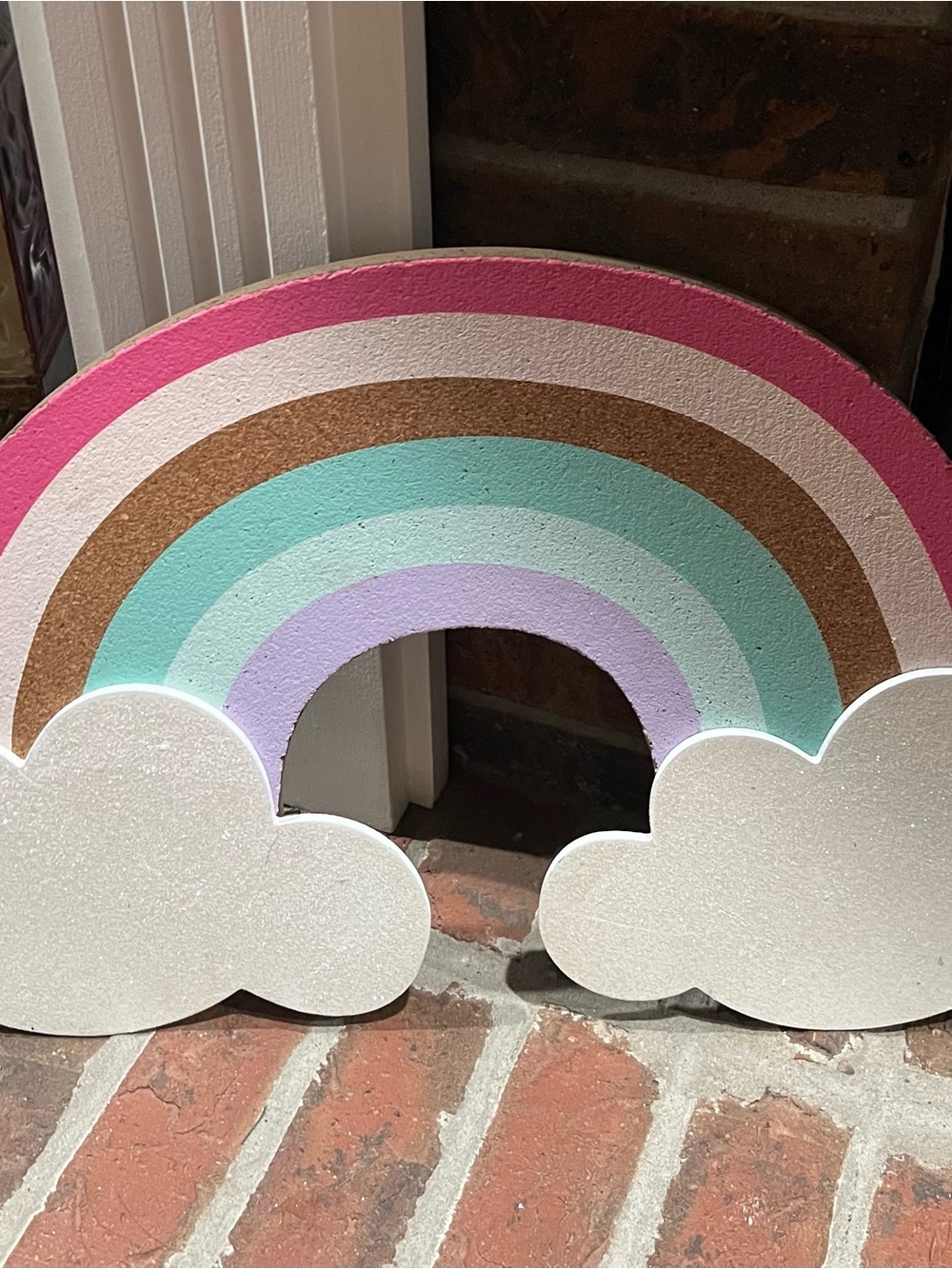 Decorative Rainbow Party Prop - Pink, Mint, Lavender, Gold, White